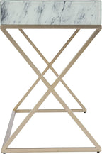 SEI Furniture - Kamblemore Faux Marble Writing Desk - Transitional Design - Image 4
