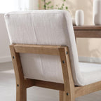 Farmhouse Wooden Dining Chairs - Image 7