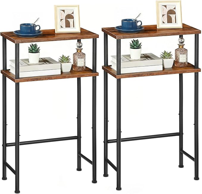 HOOBRO Narrow Console Table Set of 2 by HOOBRO