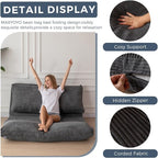 MAXYOYO Folding Sofa Bed, Extra Thick and Long Floor Sofa Convertible Sleeper - Image 4
