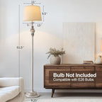 G-SAFAVA 61" Vintage Floor Lamp - Image 4