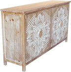 LKTART 60" Sideboard Buffet Cabinet, Vintage Accent Credenza Storage - Image 5
