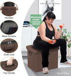 DocSafe Storage Ottoman Foot Rest Stool - Image 6