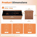 Sweetcrispy 43 Inches Folding Ottoman - Image 3