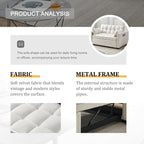 3-in-1 Convertible Sleeper Sofa Bed, Premium Velvet Pull Out Loveseat - Image 3