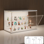 Clear Display Case for Collectibles, 3-Tier Adjustable Figure Display Case by Unknown
