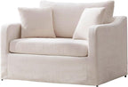 Oversized Armchair, 43.9" W Chenille Single Sofa Modern Upholstered Deep Seat - Image 8