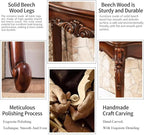 Traditional Carved Wood Console Table, Classic Entryway Table - Image 5