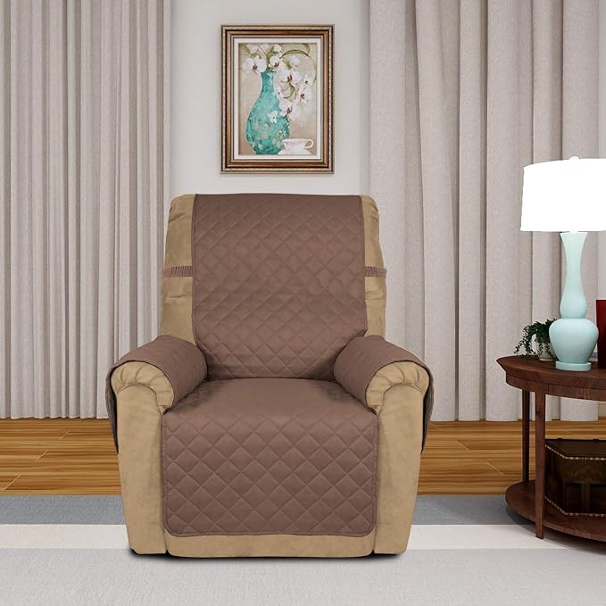 PureFit Reversible Recliner Chair Covers Couch Covers - Image 2