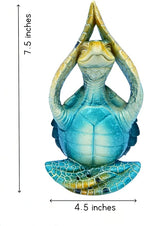 VVGIFTS Sea Turtle Meditation Yoga Decor, Garden Figurine Sea Turtle Meditating - Image 3