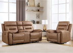 ANJ 2-Piece PU Leather Recliner Sofa Set by ANJ