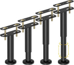 Wlrrcwdttc 4 Pcs Adjustable Height Bed Support Legs 5.9-10.5 inch, Bed Frame by Wlrrcwdttc