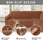 HDCAXKJ Corner Sectional Couch Covers Velvet Stretch L Shape Sofa Cover Soft - Image 5