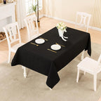 BALCONY & FALCON Rectangle Tablecloth 57" x 85" Washable Wrinkle Resistant and - Image 5