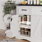 56" Modern Farmhouse Sideboard Buffet Cabinet - Image 6