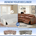 Arfntevss Recliner Sectional Couch Covers Waterproof L Shape Sofa Cover - Image 6