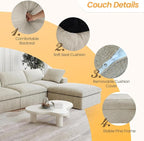 JACH L-Shaped Cloud Sectional Sofa - Image 3