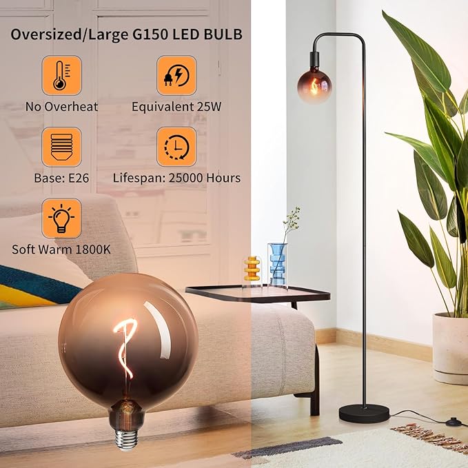 ONEWISH Floor Lamp for Living Room - Image 4