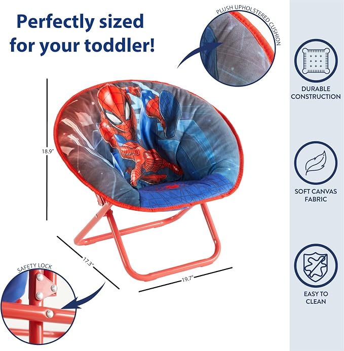 Marvel Spiderman Toddler Saucer Chair - Image 3