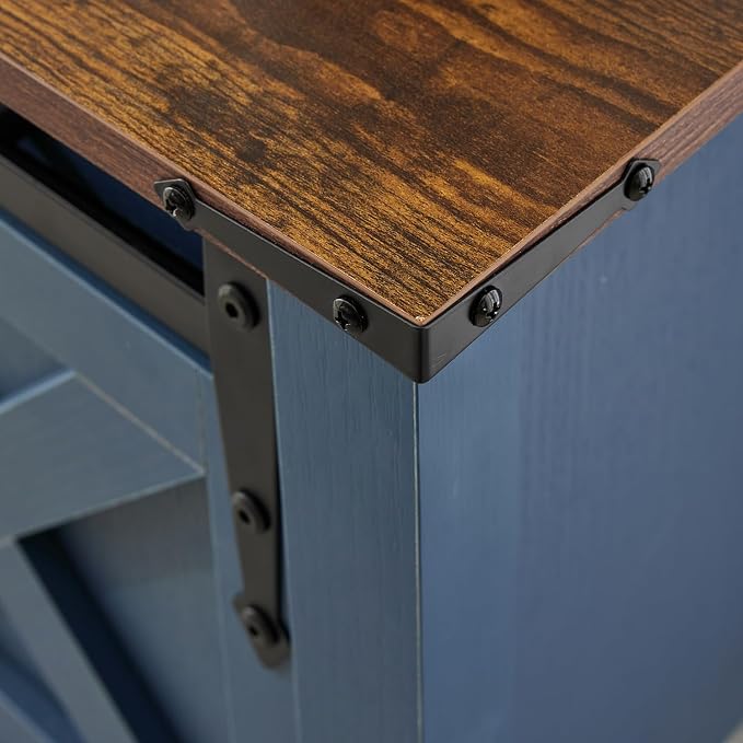 Blue Farmhouse Entryway Table, Rustic Hallway Table - Image 6