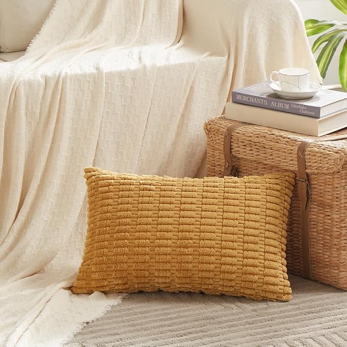 Fancy Homi 4 Packs Decorative Throw Pillow Covers - Image 2
