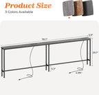 SUPERJARE 79 Inch Sofa Table - Image 3