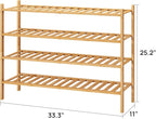 viewcare Shoe Rack, 4-Tier Long Shoe Rack - Image 3
