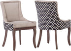 Modern Dining Chairs Set of 2, High Back Dining Chairs Side Chairs by MZDOO