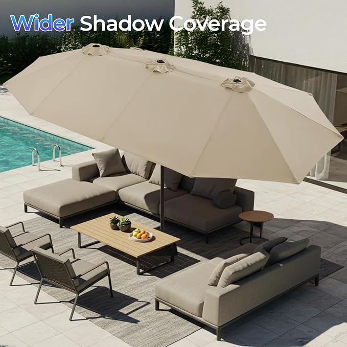 SUPERJARE 13FT Outdoor Patio Umbrella - Image 3