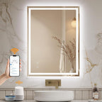 ENZE 24" x 32" Smart LED Bathroom Mirror by ENZESMART