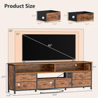 Furologee 55 Inch LED TV Stand for Bedroom - Image 2