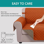 U-NICE HOME Reversible Recliner Chair Covers, Pet Friendly, Elastic Straps - Image 3