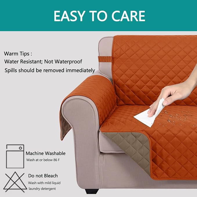 U-NICE HOME Loveseat Sofa Cover - Image 3