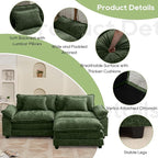 Oprisen 86" Modular Sectional Sofa, Comfy Cloud Couch Sectional Sofa - Image 6