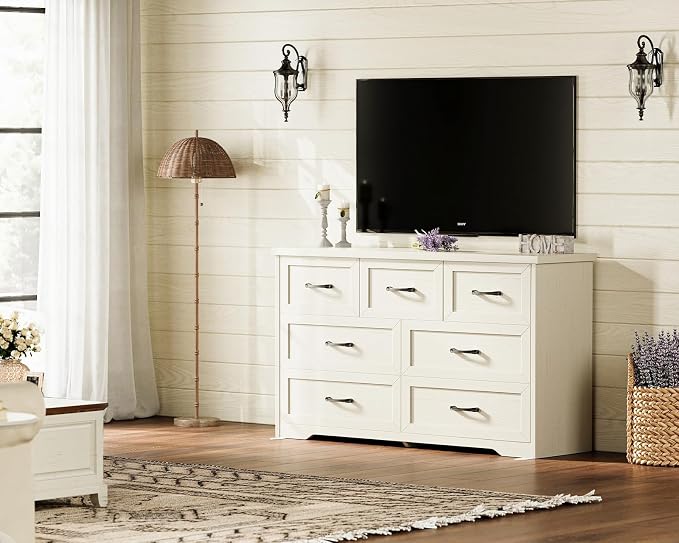 AODK Farmhouse 7 Drawer Dresser - Image 6