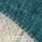 MIULEE Decorative Couch Throw Pillow Covers 18x18 Inch Dark Teal 2 Pack | - Image 2