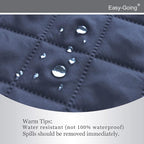 Easy-Going Reversible Couch Cover, Recliner 22 in, Dark Blue/Light Blue | - Image 4