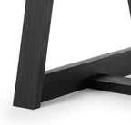 Plank+Beam 48 Inch Farmhouse Dining Table, Rustic Solid Wood Kitchen Table - Image 4