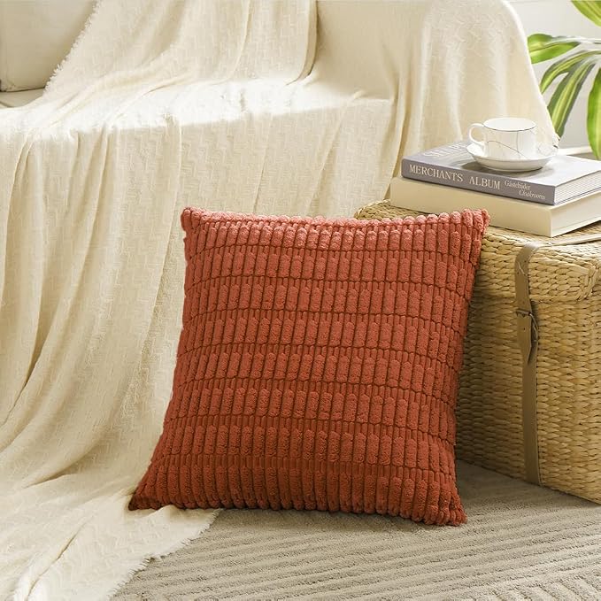 Fancy Homi 4 Packs Decorative Throw Pillow Covers - Image 2