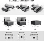 WWR Patio Furniture Set 7 Piece - Image 5
