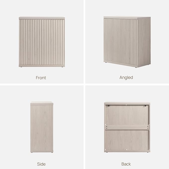 SICOTAS Buffet Cabinet with Storage Accent Sideboard Modern Credenza with Doors - Image 9