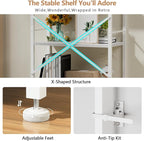 Furologee 6 Tier Book Shelf, Tall Wide Bookshelf, Modern Open Bookcase - Image 4