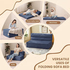 JUIKURY Folding Sofa Bed, Convertible Sleeper Chair - Image 7