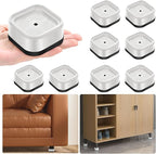 shouwuhho 8 Pack Furniture Risers Adjustable Bed Risers Heavy Duty Lifts Height - Image 8