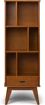 SIMPLIHOME Draper 22 inch Mid-Century Modern 6 Cubbie Bookcase - Image 5