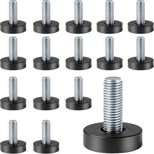 1/4" Thread Leveling Feet, Adjustable Furniture Feet Threaded Screw in by Celuisiva