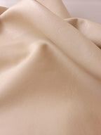 Bone Offwhite Soft Faux Vegan PU Leather by The Yard Synthetic Pleather 0.9 mm by NATLeathers