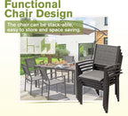 Homall Patio Dining Set 7 Pieces Outdoor Furniture - Image 5