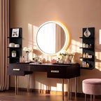 Homaterial Wall Shelves 4 Tier, Simple Vertical Corner Shelf - Image 7