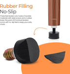 M8 Rubber Adjustable Furniture Leveler，8 Pack Leveling Feet Screws in Threaded - Image 4